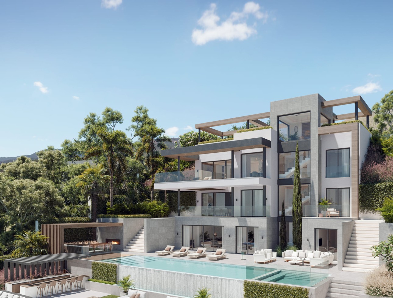 Obra nueva - Villa / Chalet - Las Lagunas de Mijas