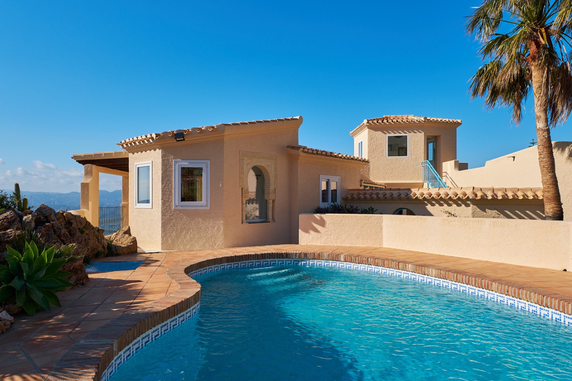  Privater Pool mit Bergblick in einer Villa zum Verkauf in Sierra Cabrera, Turre, Almería