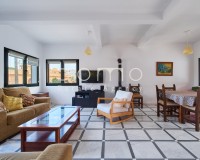 Spacious and bright living room in the village of Mojácar, with stunning views to the mediterranean sea.