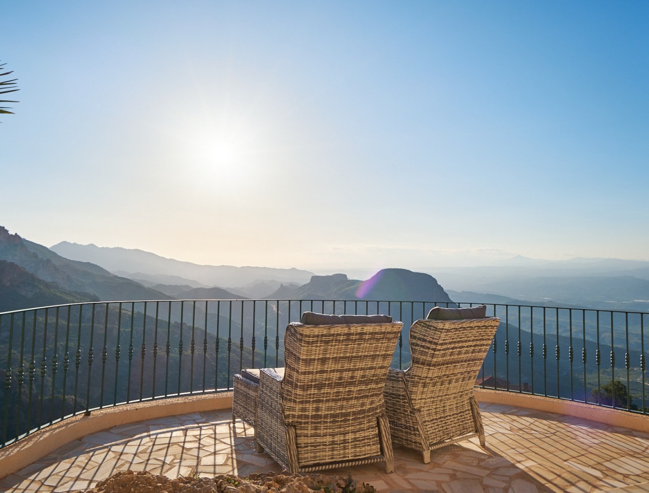  Terrace with panoramic mountain views in a detached villa in Sierra Cabrera, Turre, Almería