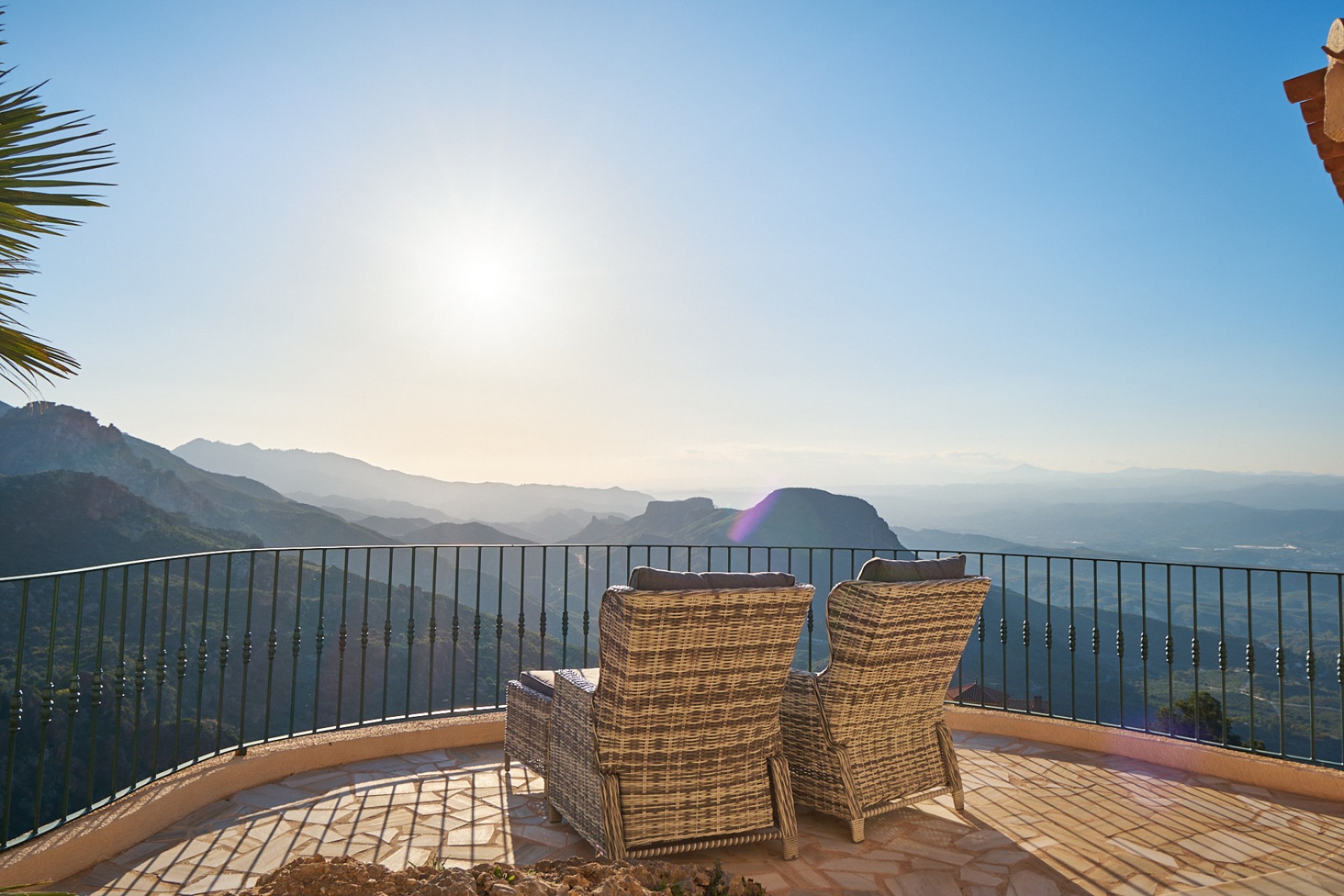  Terrace with panoramic mountain views in a detached villa in Sierra Cabrera, Turre, Almería