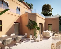 Terrasse mit Bergblick - Neubau in Sierra Cabrera, Almería