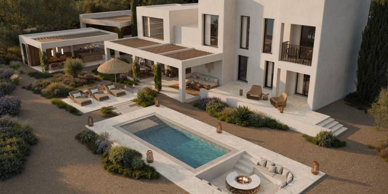 Disfruta del sueño mediterráneo en este chalet de obra nueva en venta en Mojácar Disfruta del sueño mediterráneo en este chalet de obra nueva en venta en Mojácar