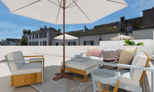 Neue Gebäude - Flach gelegener Bungalow - La Canalosa