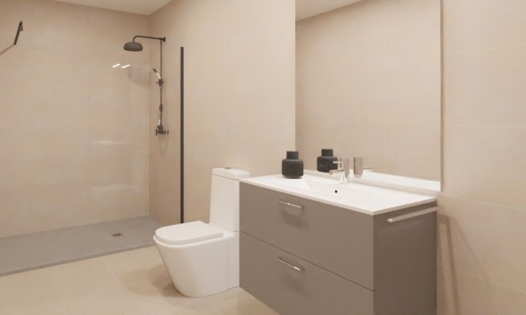 Neue Gebäude - Flach gelegener Bungalow - La Canalosa