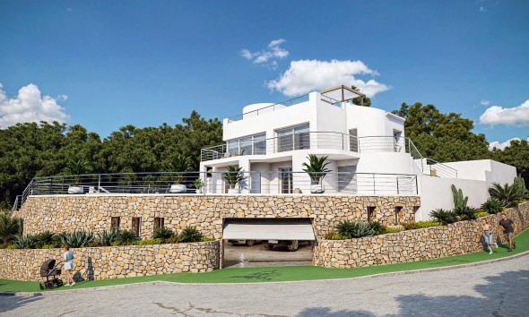 Neue Gebäude - Villa / Doppelhaushälfte - Altea