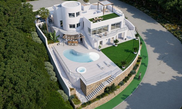 Neue Gebäude - Villa / Doppelhaushälfte - Altea