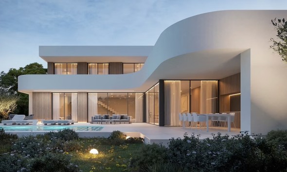 Neue Gebäude - Villa / Doppelhaushälfte - Moraira