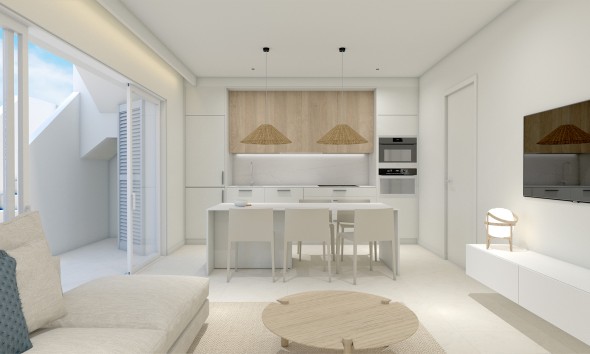 Neue Gebäude - Flach gelegener Bungalow - Pilar de la Horadada