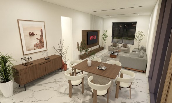 Nieuwbouw Woningen - Verhoogde bungalow - Fuente Alamo